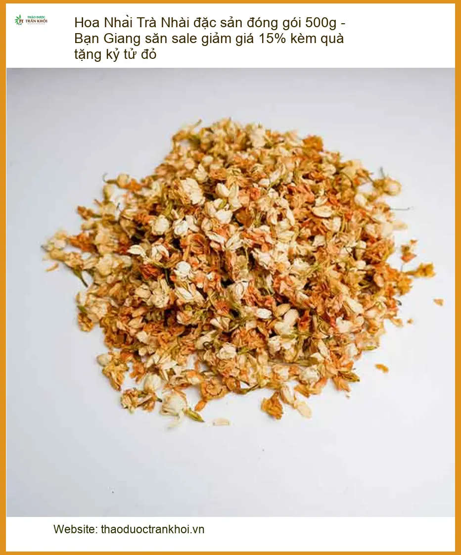Trà Hoa Nhài đặc sản đóng gói 500g - Địa chỉ Bán Giao nhanh TPHCM