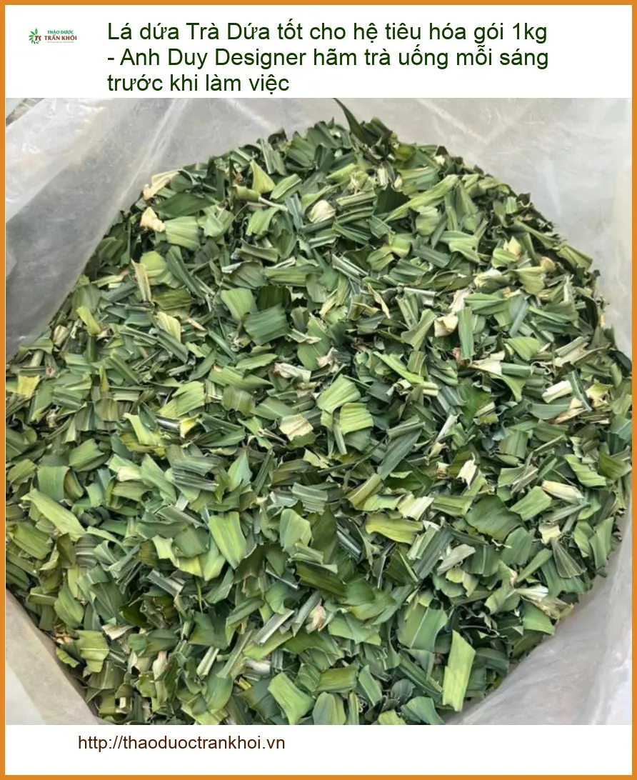 Trà Lá Dứa tốt cho hệ tiêu hóa gói 1kg - Địa chỉ bán giao nhanh TPHCM