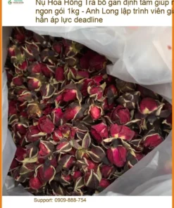Trà Nụ Hoa Hồng bổ gan định tâm giúp ngủ ngon - Địa chỉ Bán Giao nhanh