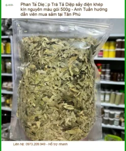 Trà Phan Tả Diệp sấy điện khép kín nguyên màu gói 500g - Giao nhanh TPHCM