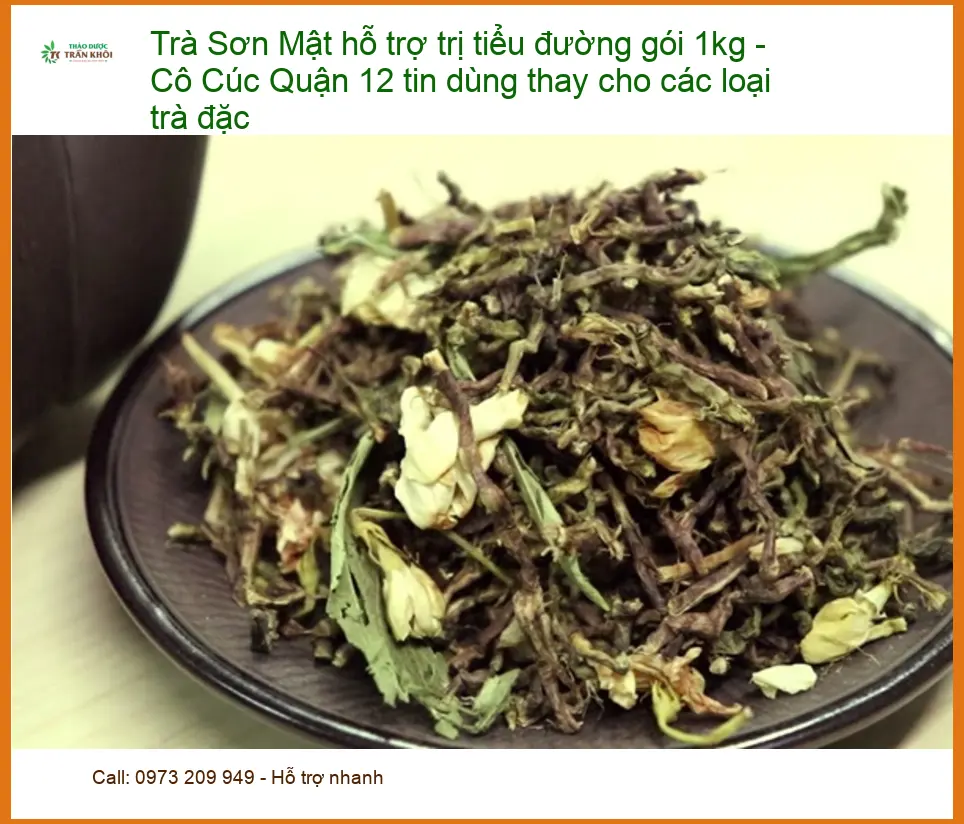 Trà Sơn Mật hỗ trợ trị tiểu đường gói 1kg - Địa chỉ bán giao nhanh