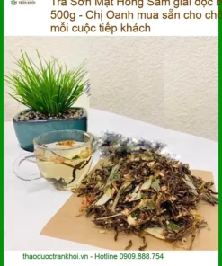 Trà Sơn Mật Hồng Sâm giải độc bia rượu 500g - Địa chỉ Bán Giao nhanh TPHCM