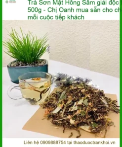 Trà Sơn Mật Hồng Sâm giải độc bia rượu gói 500g - Địa chỉ bán giao nhanh TPHCM