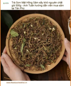 Trà Sơn Mật Hồng Sâm sấy khô nguyên chất gói 500g - Địa chỉ bán giao nhanh TPHCM