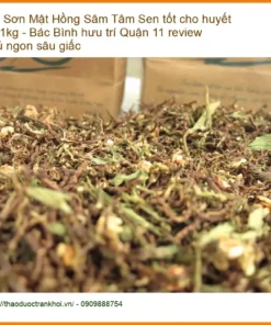 Trà Sơn Mật Hồng Sâm Tâm Sen tốt cho huyết áp 1kg - Địa chỉ Bán Giao nhanh