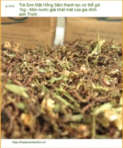Trà Sơn Mật Hồng Sâm thanh lọc cơ thể gói 1kg - Sỉ lẻ giao nhanh TPHCM