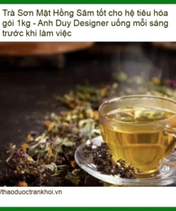 Trà Sơn Mật Hồng Sâm tốt cho hệ tiêu hóa gói 1kg - Sỉ lẻ Giao nhanh TPHCM