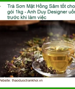 Trà Sơn Mật Hồng Sâm tốt cho hệ tiêu hóa gói 1kg - Địa chỉ bán TPHCM