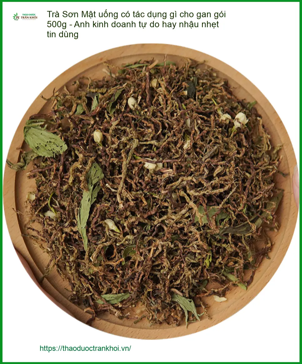 Trà Sơn Mật uống có tác dụng gì cho gan gói 500g - Địa chỉ Bán Giao nhanh