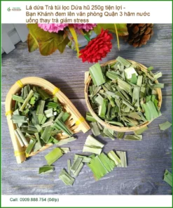 Trà túi lọc Lá Dứa 250g tiện lợi - Giảm stress - Giao nhanh Quận 3 TPHCM