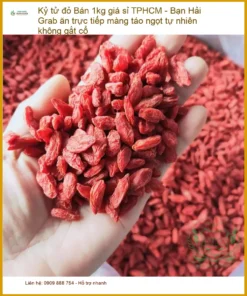 Bán Kỷ tử đỏ 1kg giá sỉ TPHCM - Bạn Hải Grab - Đơn vị Cung cấp Giao nhanh