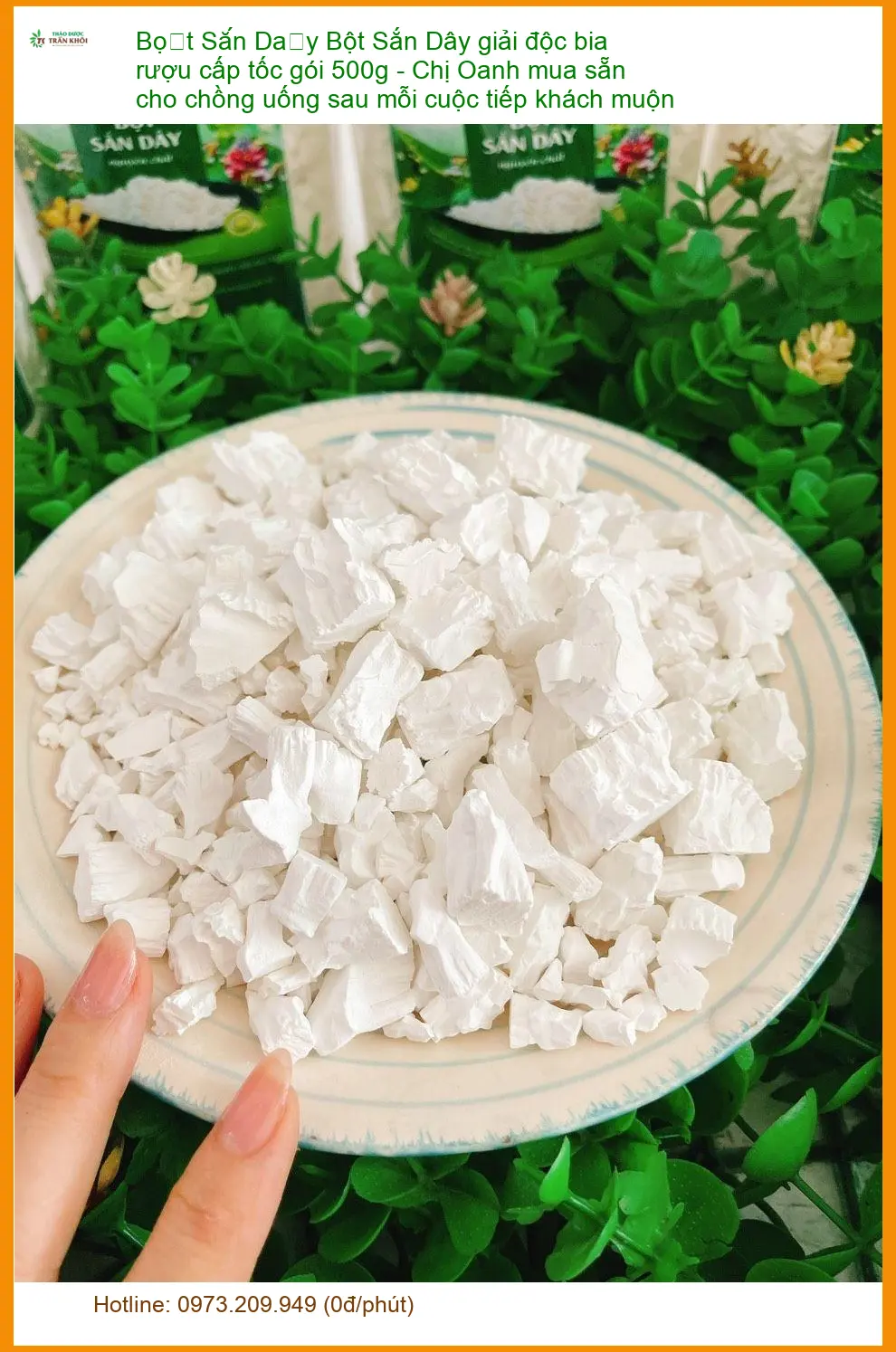 Bột Sắn Dây giải độc bia rượu cấp tốc gói 500g - Địa chỉ Bán Giao nhanh