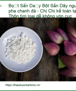 Bột Sắn Dây nguyên chất 1kg pha chanh đá - Địa chỉ bán giao nhanh TPHCM