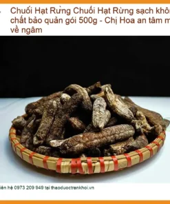 Chuối Hạt Rừng sạch không chất bảo quản gói 500g - Sỉ lẻ giao nhanh TPHCM