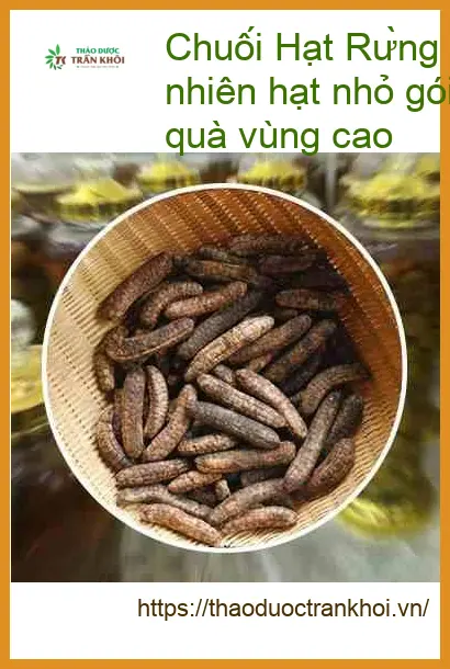 Chuối Hạt Rừng sấy khô tự nhiên hạt nhỏ gói 500g - Địa chỉ Bán Giao nhanh