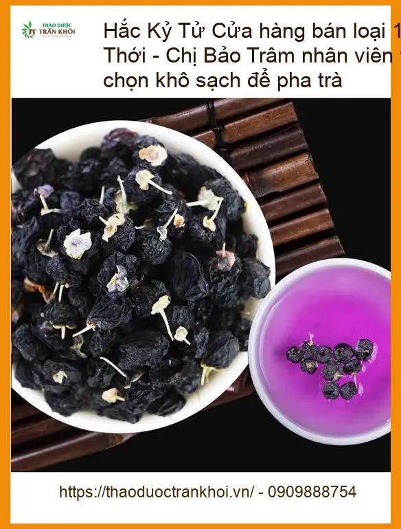 Địa chỉ bán Hắc Kỷ Tử loại 1 500g tại Bình Thới - Giao nhanh TPHCM