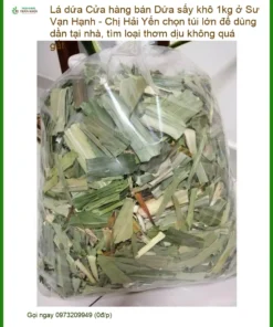 Lá Dứa sấy khô 1kg ở Sư Vạn Hạnh - Địa chỉ Bán Giao nhanh TPHCM
