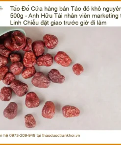 Cửa hàng bán Táo đỏ khô nguyên quả 500g - Địa chỉ Bán Giao nhanh tại TPHCM