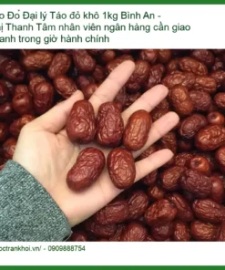 Táo đỏ khô 1kg Bình An - Đơn vị cung cấp sỉ lẻ giao nhanh tại TPHCM