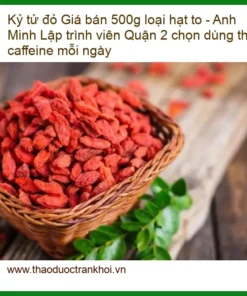 Kỷ tử đỏ 500g loại hạt to - Anh Minh Lập trình viên Q2 - Bán tại TPHCM