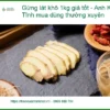 Gừng lát khô 1kg giá tốt - Địa chỉ cung cấp có sẵn, giao nhanh TPHCM