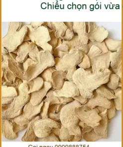 Gừng lát khô pha trà 500g Bà Chiểu - Địa chỉ bán sỉ lẻ giao nhanh TPHCM
