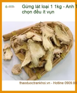 Gừng lát loại 1 1kg - Anh Trâm Hậu Giang - Đơn vị cung cấp sỉ lẻ có sẵn TPHCM