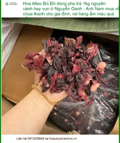 Hoa Atiso Đỏ pha trà 1kg nguyên cánh/vụn - Địa chỉ bán giao nhanh TPHCM
