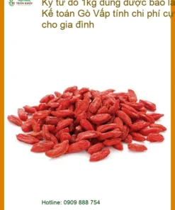 Kỷ tử đỏ 1kg dùng được bao lâu - Chị Hồng Kế toán Gò Vấp - Sỉ lẻ TPHCM