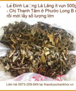 Lá Đinh Lăng ít vụn 500g giá tốt - Địa chỉ Bán Lá Đinh Lăng Giao nhanh TPHCM