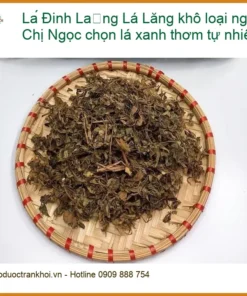Lá Đinh Lăng khô loại ngon 1kg - Chị Ngọc chọn lá xanh thơm tự nhiên