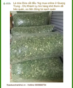 Lá Dứa cắt đều 1kg mua online Quang Trung - Địa chỉ bán giao nhanh TPHCM