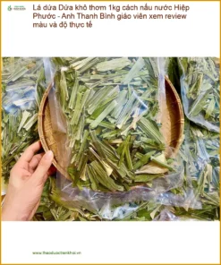 Lá Dứa khô thơm 1kg cách nấu nước Hiệp Phước - Địa chỉ bán giao nhanh TPHCM