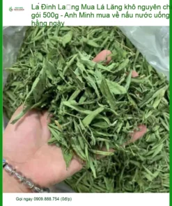 Lá Đinh Lăng khô nguyên chất gói 500g - Địa chỉ Cung cấp Sỉ lẻ Giao nhanh TPHCM