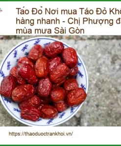 Táo Đỏ Khô Nhà Bè Giao Nhanh Tận Tay Chị Phượng - Đơn vị Cung cấp Sỉ lẻ