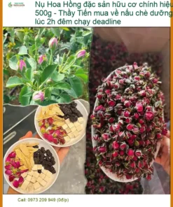 Nụ Hoa Hồng đặc sản hữu cơ chính hiệu gói 500g - Địa chỉ Bán Giao nhanh TPHCM