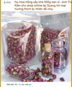 Nụ Hoa Hồng sấy khô 500g bán sỉ - Địa chỉ Sỉ lẻ Giao nhanh TPHCM