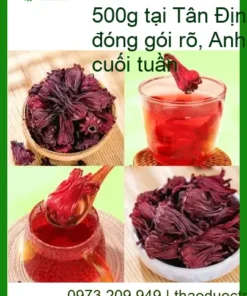 Hoa Atiso Đỏ khô nguyên chất 500g tại Tân Định - Địa chỉ bán giao nhanh