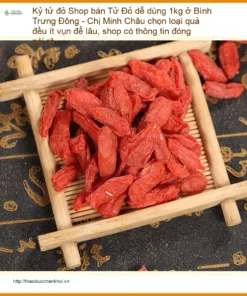 Kỷ Tử Đỏ 1kg Bình Trưng Đông, quả đều ít vụn dùng lâu - Địa chỉ Bán Giao nhanh