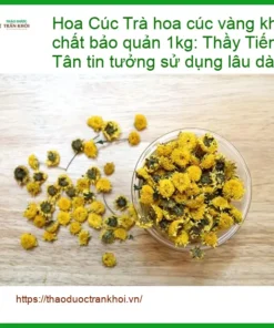 Trà hoa cúc vàng khô sạch không chất bảo quản 1kg - Bình Tân giao nhanh