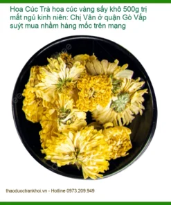 Trà hoa cúc vàng sấy khô 500g trị mất ngủ - Địa chỉ bán giao nhanh TPHCM