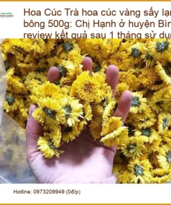 Trà hoa cúc vàng sấy lạnh nguyên bông 500g - Địa chỉ Bán Giao nhanh TPHCM