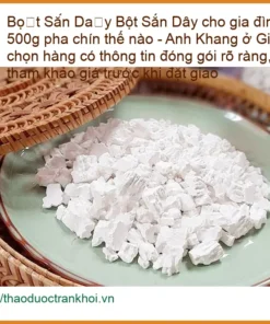 Bột Sắn Dây cho gia đình 500g pha chín thế nào - Địa chỉ Bán Giao nhanh TPHCM