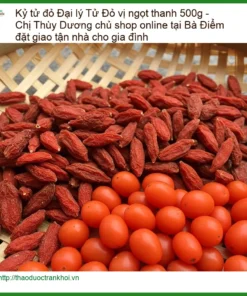 Đại lý Kỷ Tử Đỏ vị ngọt thanh 500g - Đơn vị cung cấp giao nhanh TPHCM