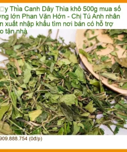 Dây Thìa Canh khô 500g mua số lượng lớn - Địa chỉ bán sỉ lẻ giao nhanh TPHCM