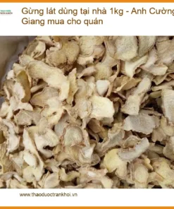 Gừng lát dùng tại nhà 1kg tươi ngon - Địa chỉ cung cấp sỉ lẻ giao nhanh TPHCM