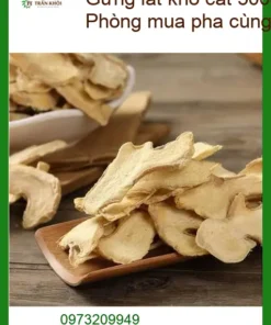 Gừng lát khô cắt lát 500g - Chị Thúy tại Hải Phòng mua pha cùng mật ong
