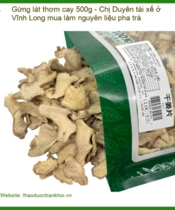 Gừng lát thơm cay 500g - Địa chỉ Cung cấp Có sẵn TPHCM
