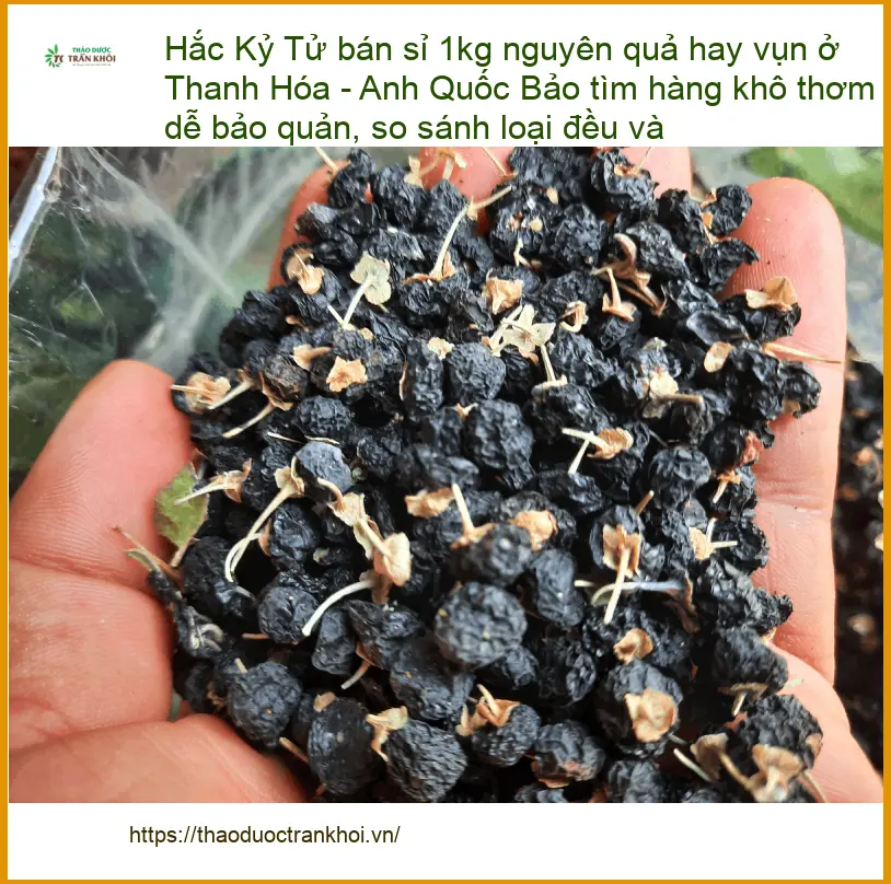 Hắc Kỷ Tử nguyên quả hay vụn - Địa chỉ bán sỉ lẻ uy tín, giao nhanh TPHCM