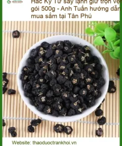 Hắc Kỷ Tử sấy lạnh 500g - Địa chỉ bán Hắc Kỷ Tử giao nhanh TPHCM